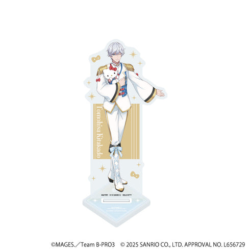 『B-PROJECT~熱烈*ラブコール~×サンリオキャラクターズ』アクリルスタンド01/北門倫毘沙×ハローキティ(等身イラスト)